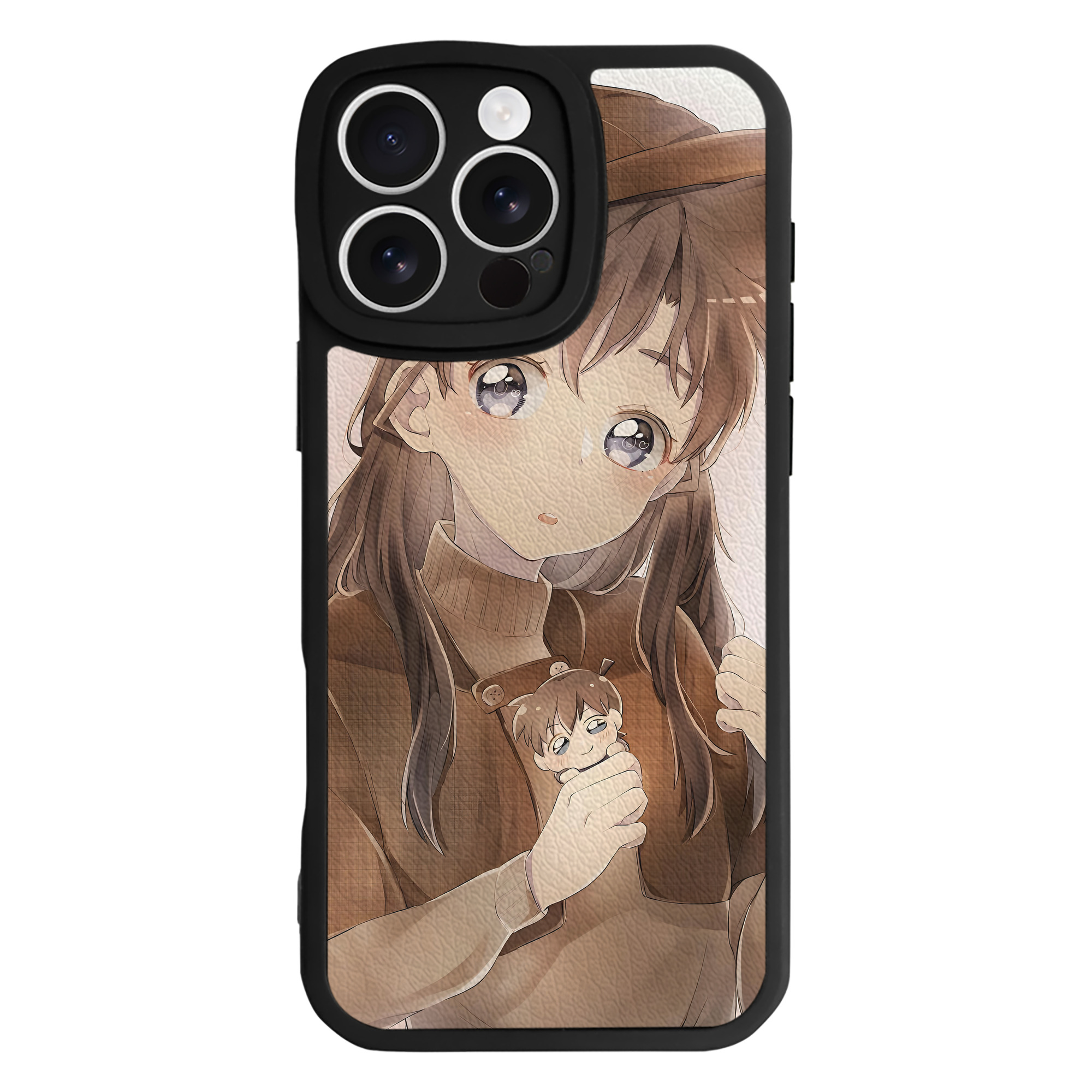 （画像用） 名探偵コナン Detective Conan 【iPhone 16シリーズ対応】シリコンスマホケース（レザー調） 材質：シリコン